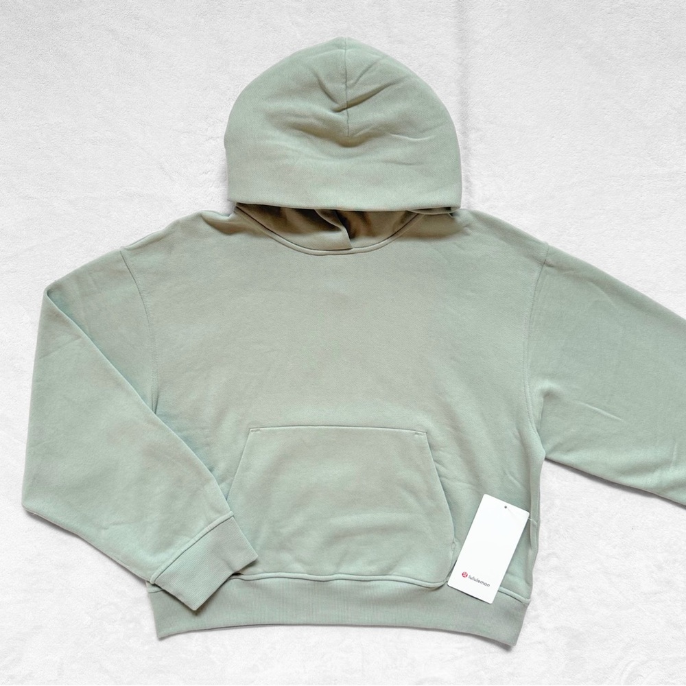 NWT Lululemon Steady State Oversized Hoodie – Fog Green – Size S